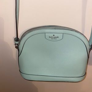 Light turquoise Kate Spade camera bag crossbody  purse